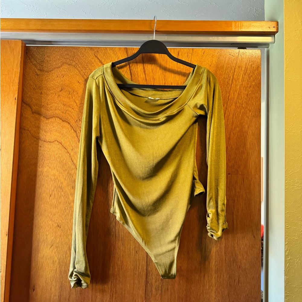 Free People one shoulder bodysuit